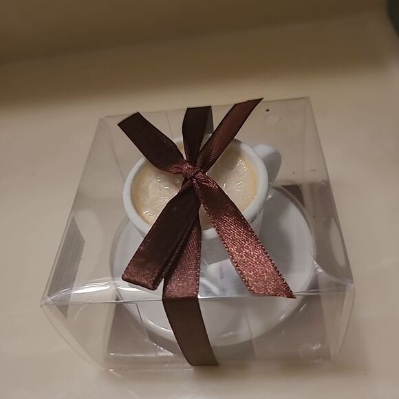 Miniature Coffe Cup Candle - Picture 2 of 6